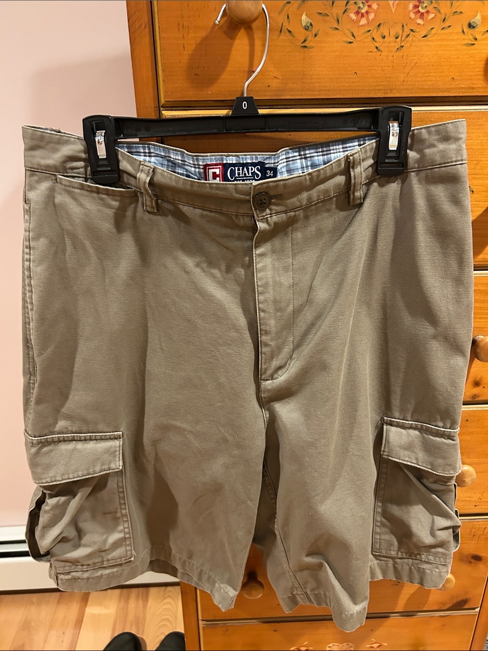 Chaps Men's Cargo Shorts - Khaki